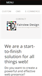 Mobile Screenshot of fairviewdesign.com